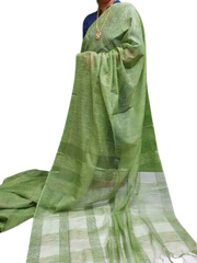 Orgenza jute  ghicha saree SILK ZONE