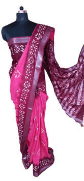 Batik print saree SILK ZONE