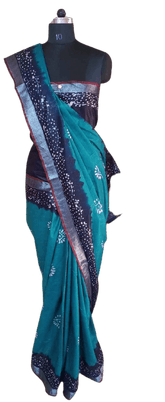 Batik print saree SILK ZONE