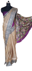 TUSSAR SILK PRINT SAREE