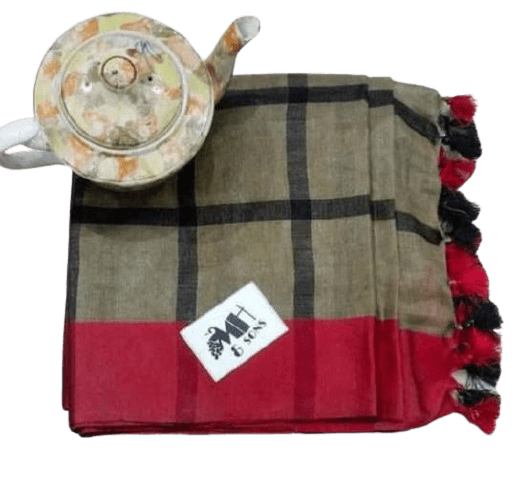 Pure linen saree silkzon.in