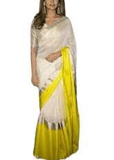 Linen plain saree silkzon.in