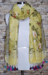 Linen digital printdupatta silkzon.in