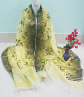 Linen digital printdupatta silkzon.in