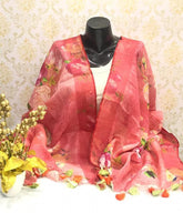Linen digital print dupatta silkzon.in