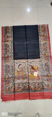 Tussar madhubani silk saree SILK ZONE
