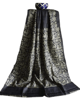 Pure Tussar Silk print saree
