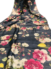 Handloom tussur silk digital print saree SILK ZONE