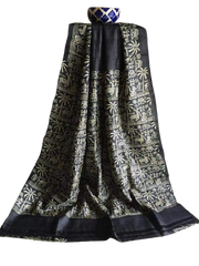 Pure Tussar Silk print saree