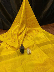 Tussar silk embroidery saree SILK ZONE