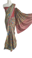 Pure Tussar Silk print saree
