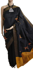 TUSSAR SILK PRINT SAREE