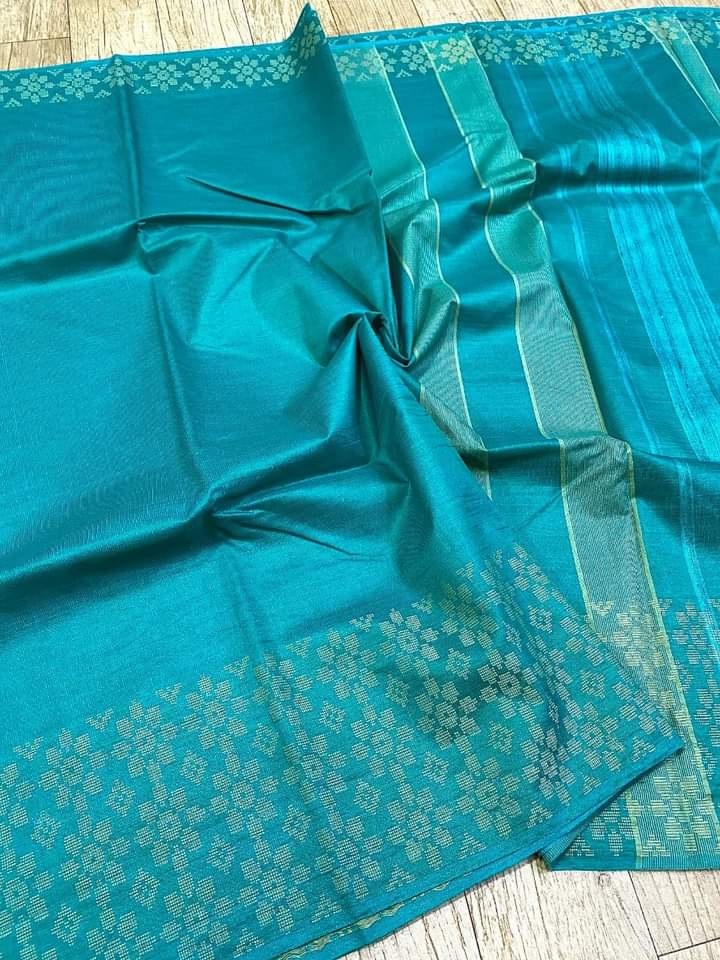 Soft silk fancy saree SILK ZONE