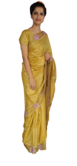 Pure Tussar Silk print saree