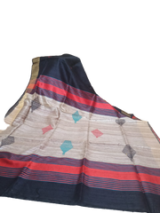 Tussar dupion silk Saree SILK ZONE