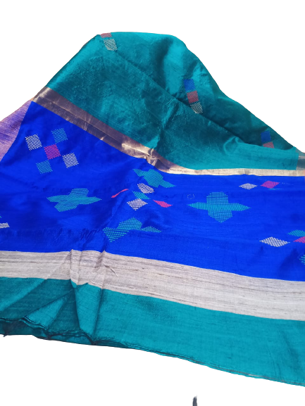 Tussar dupion silk Saree SILK ZONE