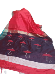 Tussar dupion silk saree SILK ZONE