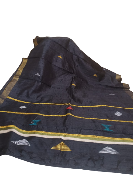 Tussar dupion silk saree SILK ZONE