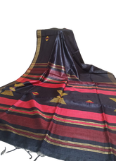 Tussar dupion silk saree SILK ZONE