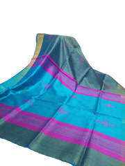 Tussar dupion silk saree SILK ZONE