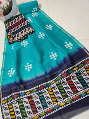 Pure chanderi silk suit SILK ZONE