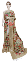 Pure Tussar Silk print saree