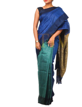 Pure linen plane saree SILK ZONE