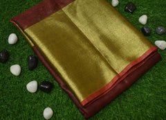 Pure linen plane saree SILK ZONE