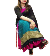 Pure linen plane saree SILK ZONE