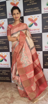 Tussar silk Saree SILK ZONE