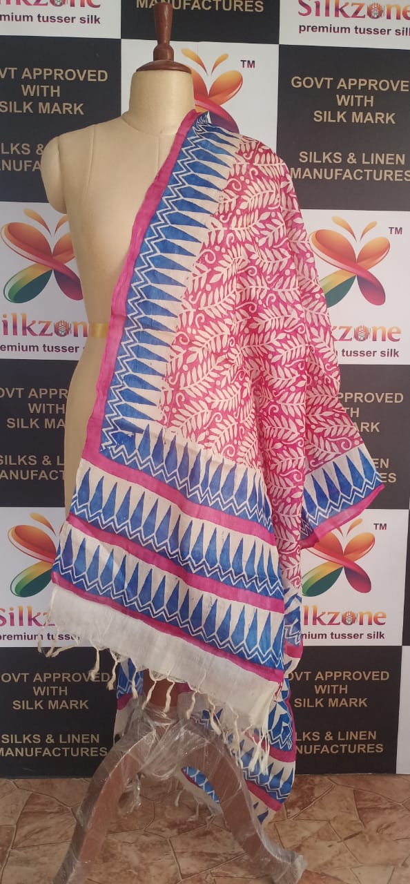 Tussar silk dupatta SILK ZONE