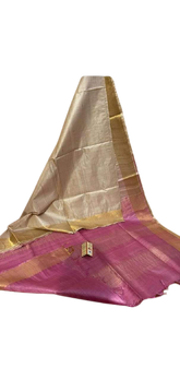 Pure Tussar Silk print saree