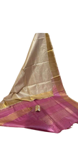 Pure Tussar Silk print saree