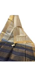 Pure Tussar Silk print saree