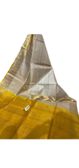 Pure Tussar Silk print saree