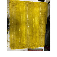 Organza jute dupatta M J HANDLOOMS