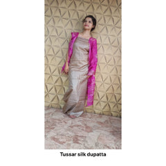 Tussar silk dupatta SILK ZONE