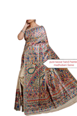 Pure tussar gjicha silk saree Manish