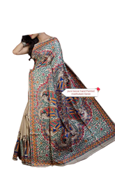 Pure tussar ghicga silk saree Manish