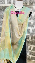 Tissue linen dupatta Express