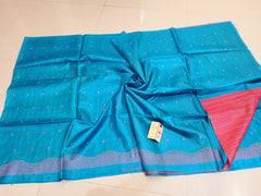 Tussar silk embroidery saree Dipak