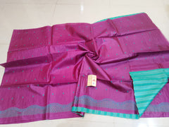 Tussar silk embroidery saree dipak