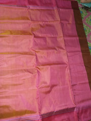 Tussar contrast Saree Dipak