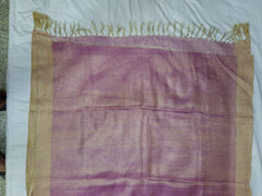 Tissue Linen Embroidery Saree SILK ZONE