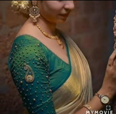 Tussar Hand Embroidery Saree SILK ZONE