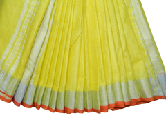 Khadi Linen Slub Saree INDIA SILK P.W.C.S. LTD
