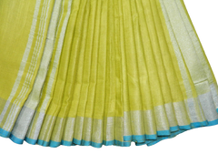 Khadi Linen Slub Saree INDIA SILK P.W.C.S. LTD