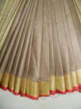 Khadi Linen Slub Saree INDIA SILK P.W.C.S. LTD