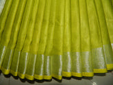 Khadi Linen Slub Saree INDIA SILK P.W.C.S. LTD