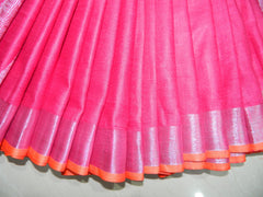 Khadi Linen Slub Saree INDIA SILK P.W.C.S. LTD